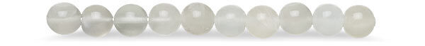 White Moonstone Gemstone Beads
